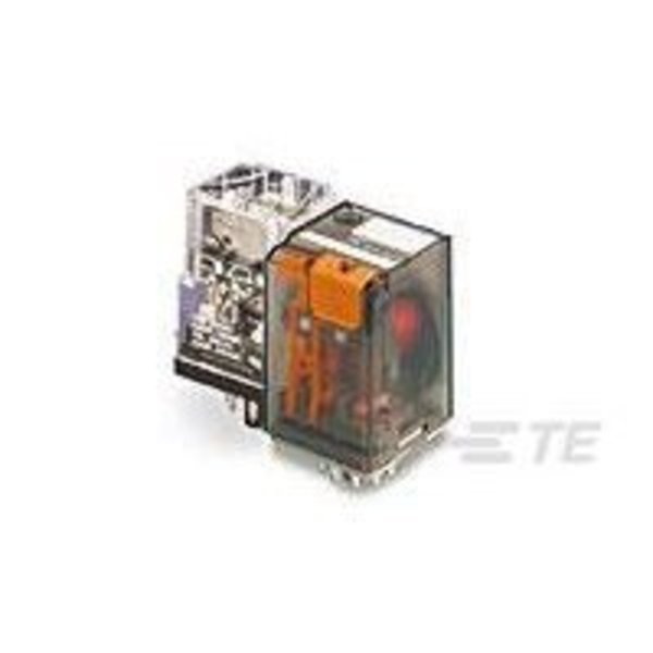 Te Connectivity Power/Signal Relay, 2 Form C, 10A (Contact), Ac Input, Panel Mount 2-1393104-9